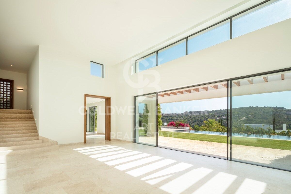 Villa sophistiquée de style ibicenco dans le prestigieux Finca Cortesín, Casares