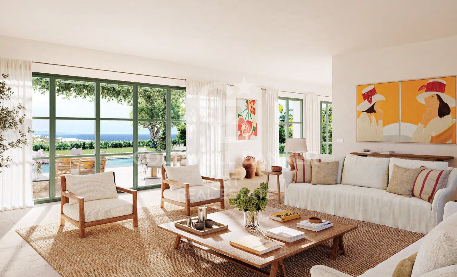 Elegant Andalusian villas with sea views in the exclusive La Loma de Cortesín, Casares