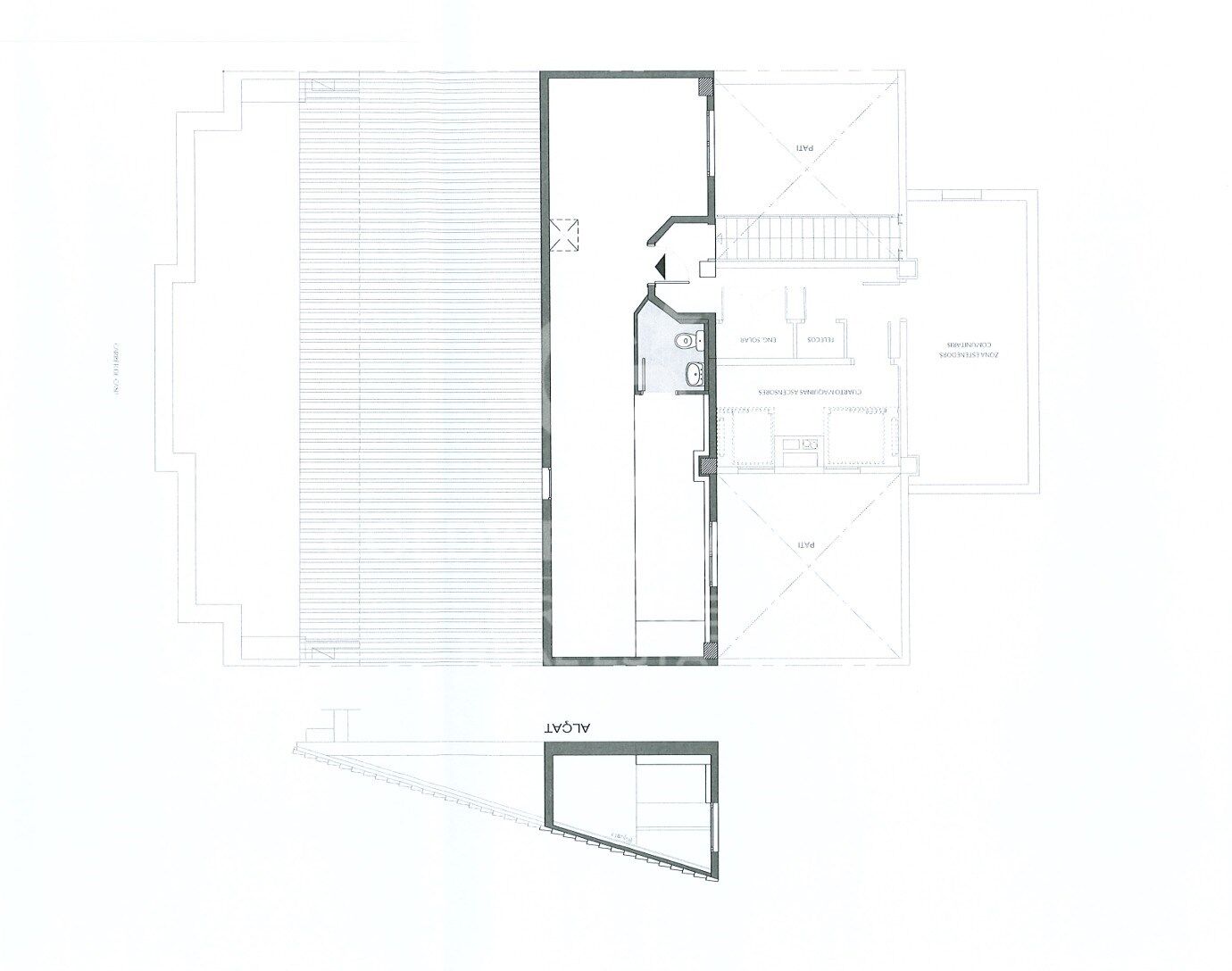 Exclusive penthouse with two terraces at living and bedroom level. Two parking spaces. 'La Dreta de l'Eixample', Barcelona
