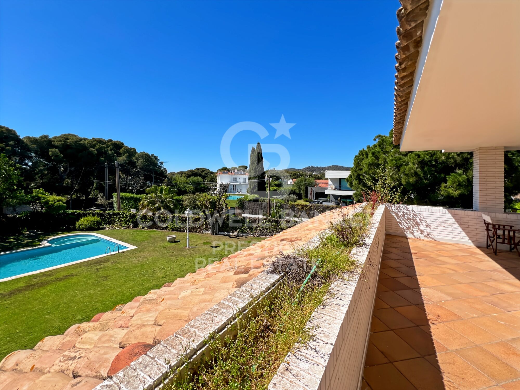 Villa familiale exclusive avec jardin, piscine à Terramar, Sitges