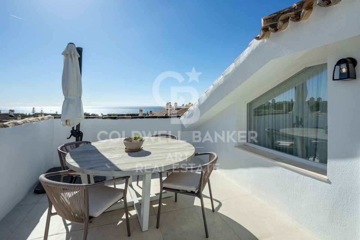 Exceptional Duplex Penthouse with Panoramic Sea and Mountain Views on Marbella's Golden Mile