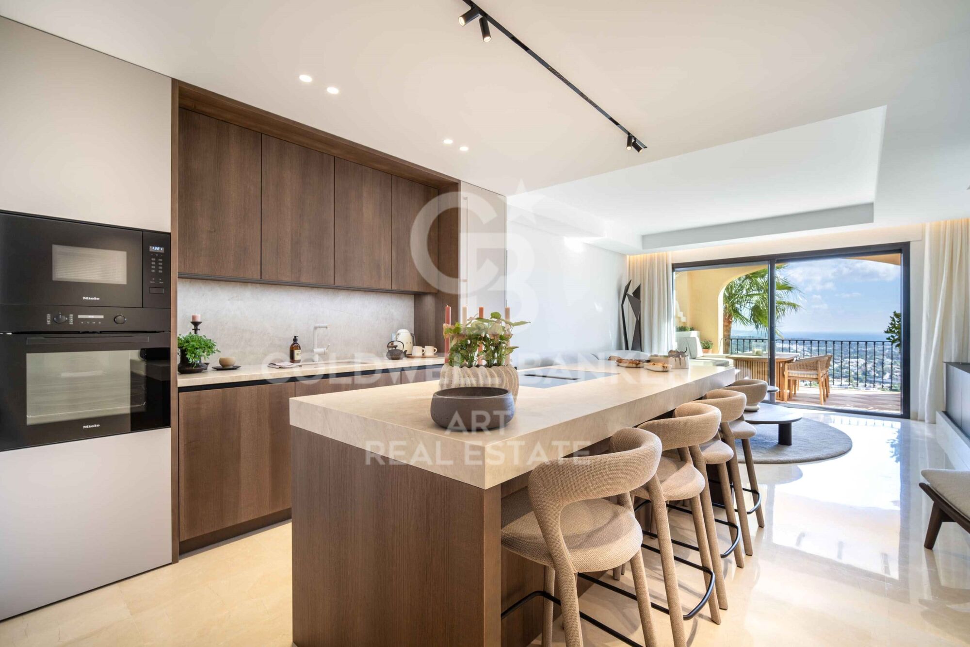 Lujoso ático con vistas panorámicas al mar en Buenavista, La Quinta