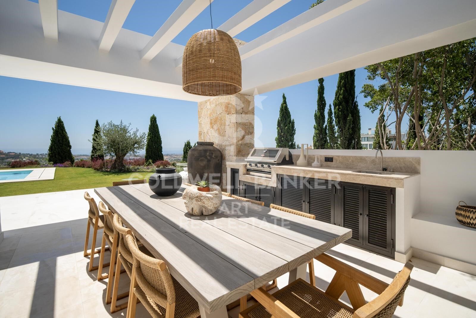 Exquise villa neuve avec vues imprenables sur la mer à El Herrojo, La Quinta