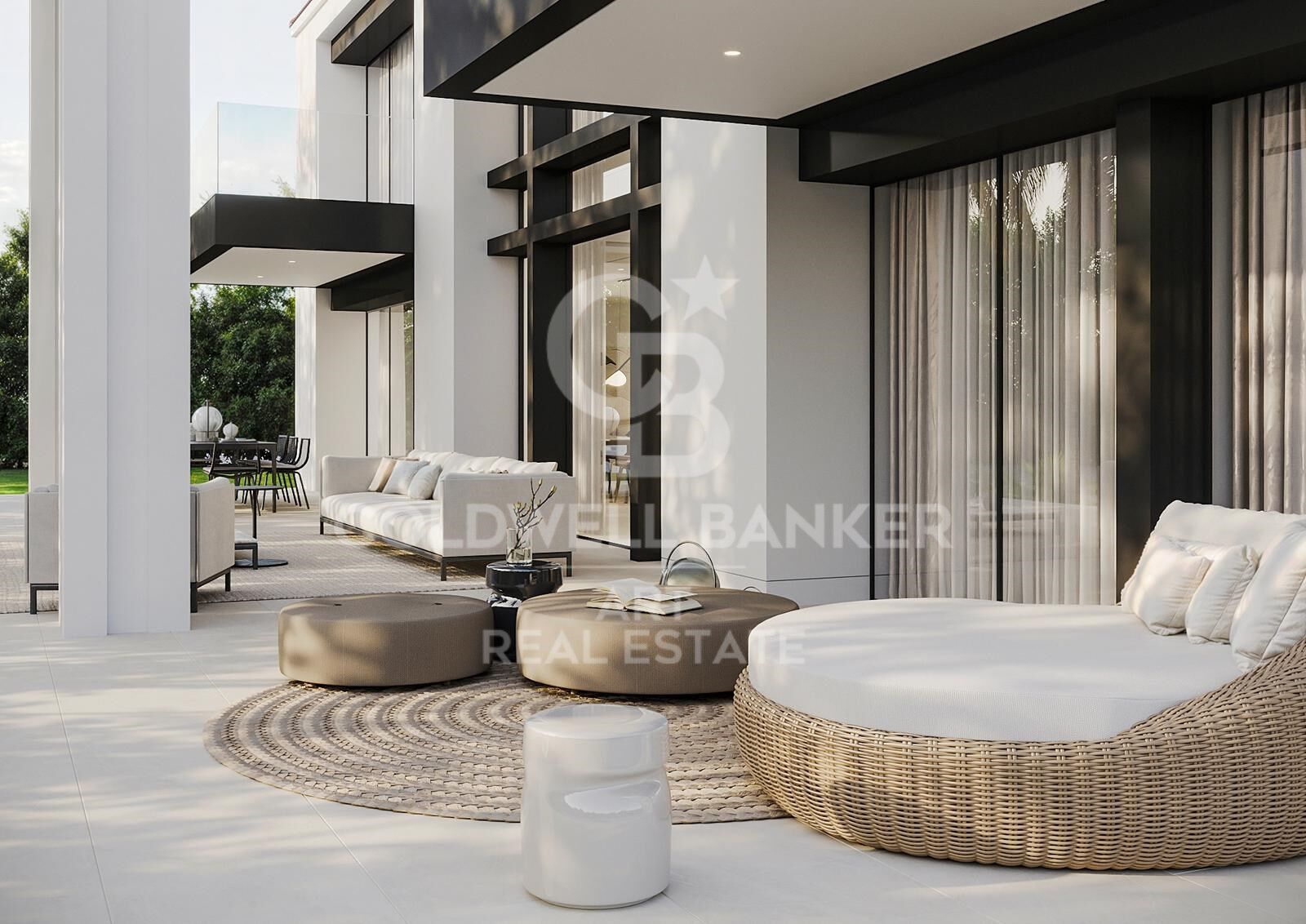 Moderne und elegante Villa mit Panoramablick auf das Meer, Rocío de Nagüeles, Marbella