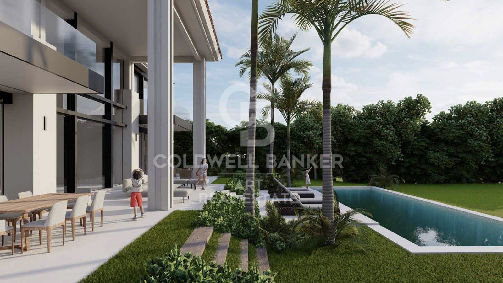 Moderne und elegante Villa mit Panoramablick auf das Meer, Rocío de Nagüeles, Marbella