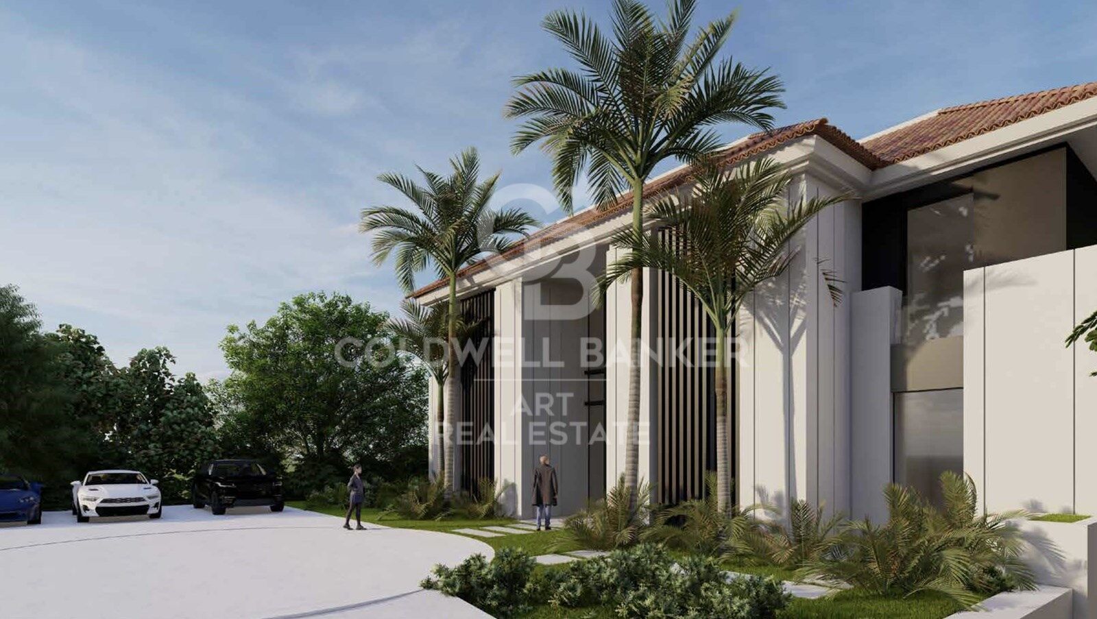 Moderne und elegante Villa mit Panoramablick auf das Meer, Rocío de Nagüeles, Marbella