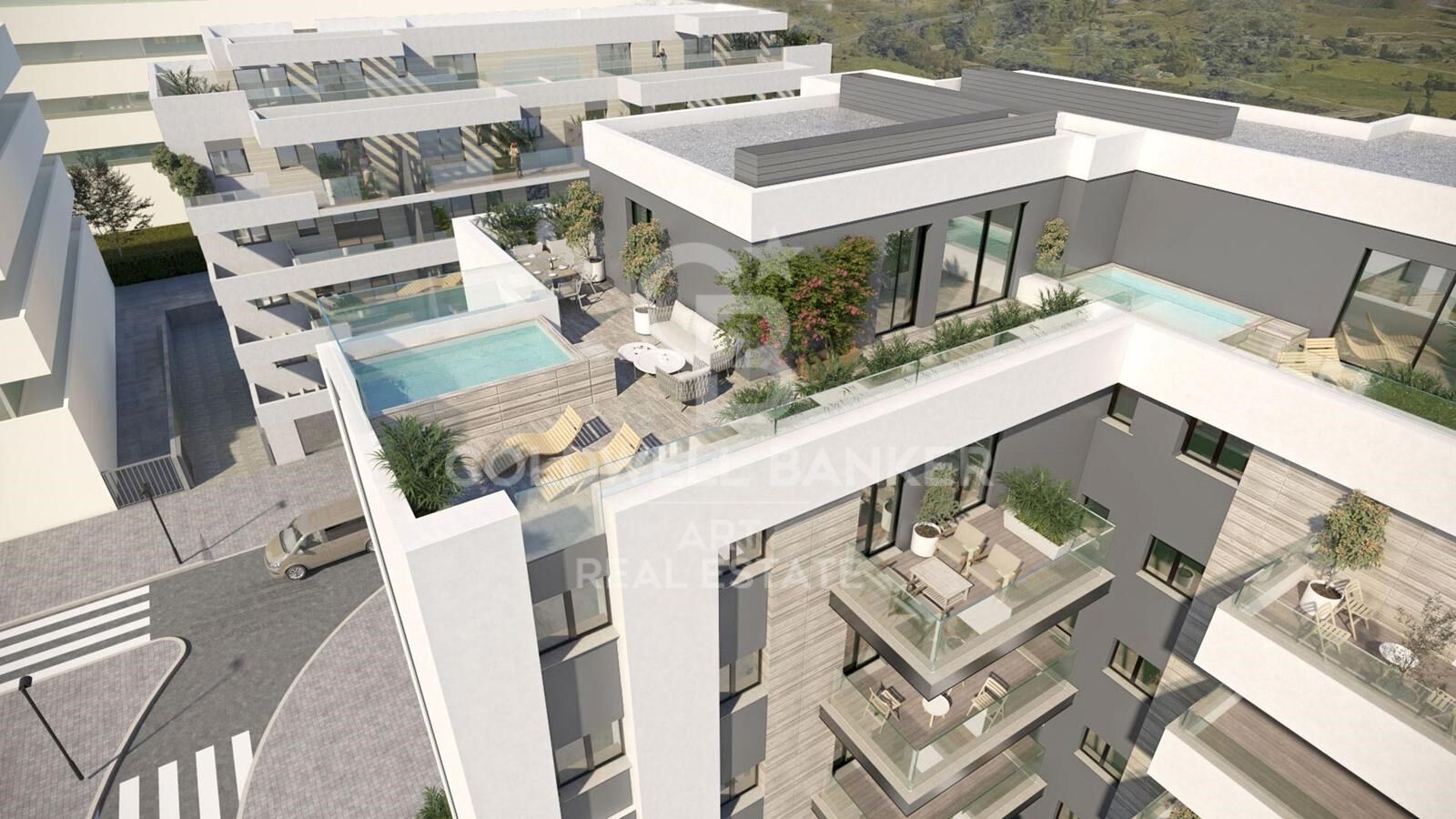 Prächtige brandneue Designerwohnungen in Mijas