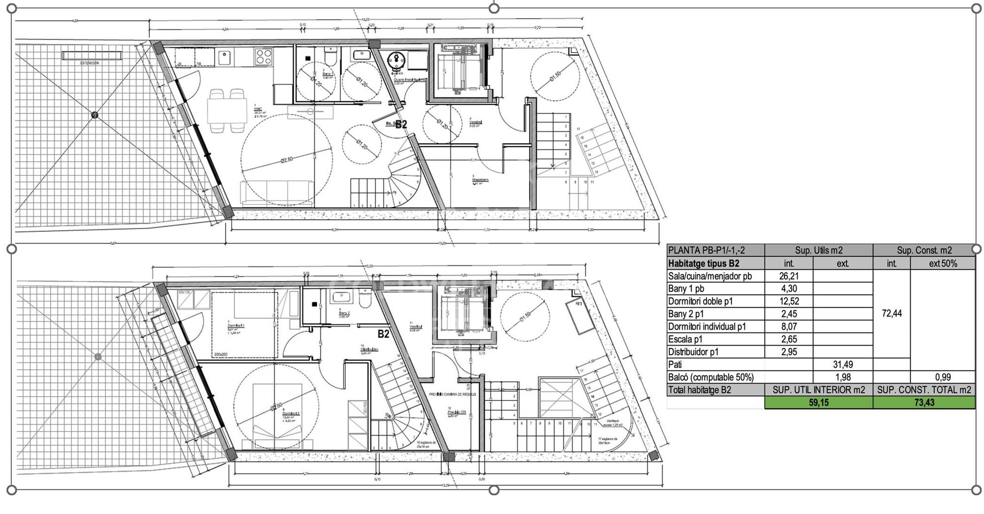 Land with construction license.
