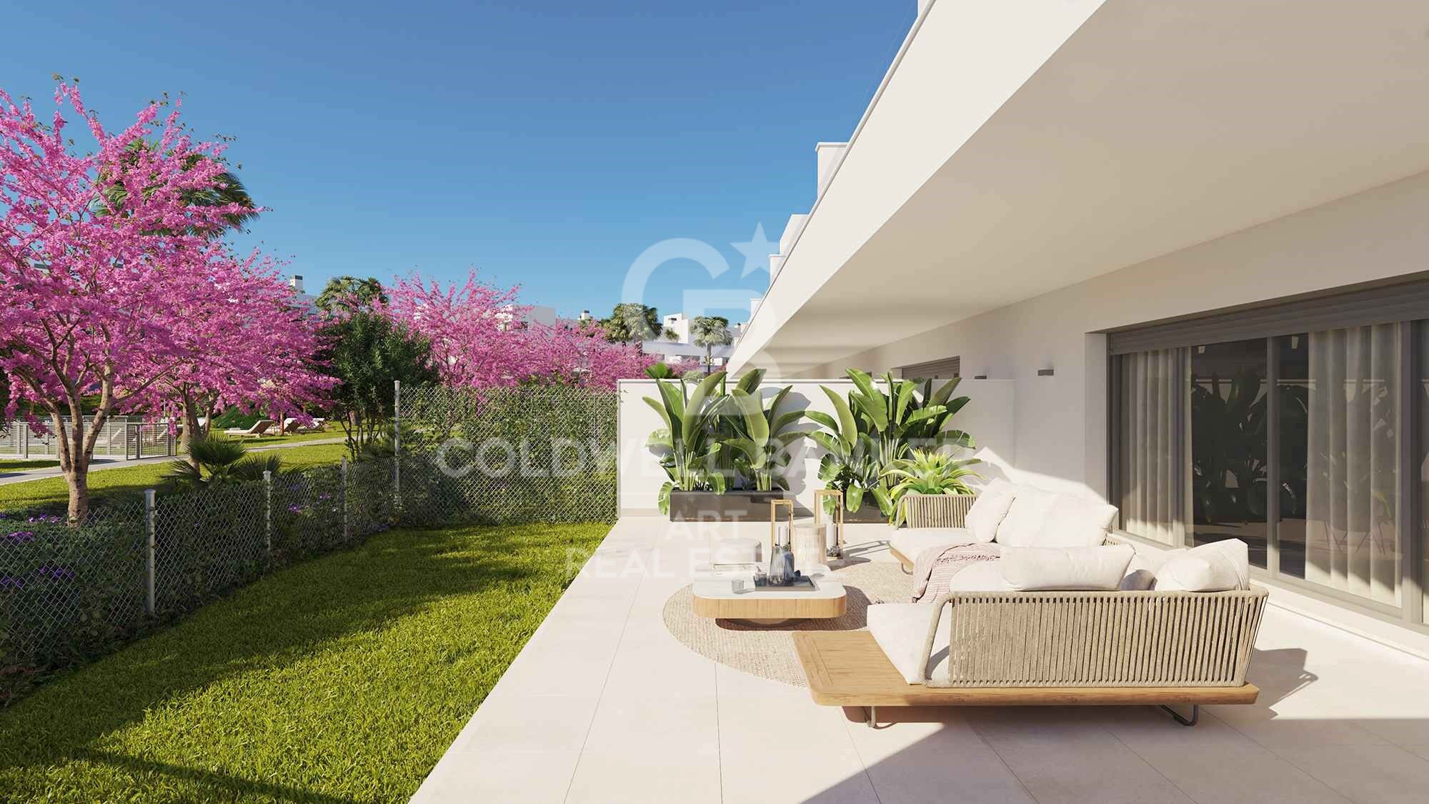 Design apartments of new construction in Cancelada