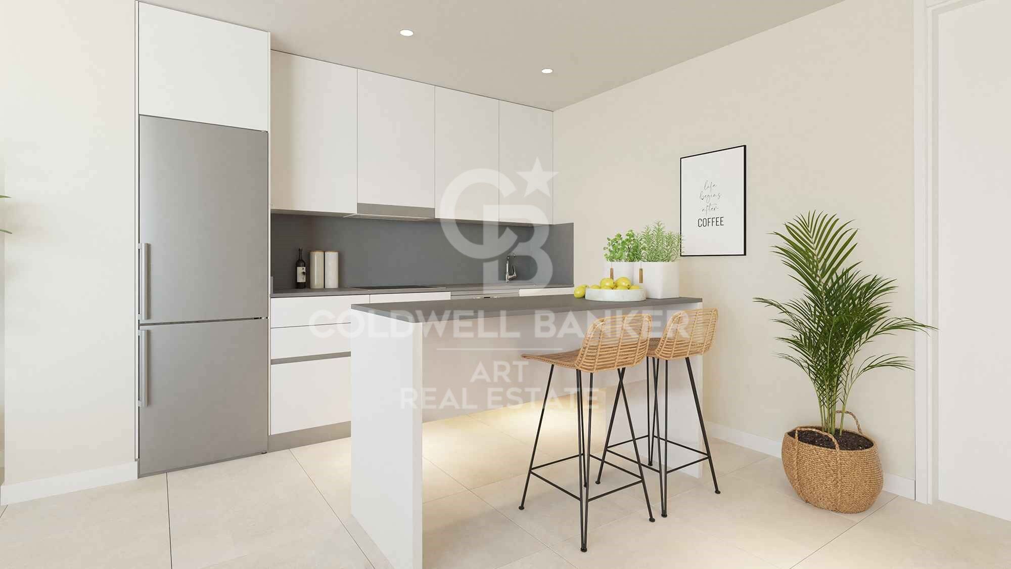 Design apartments of new construction in Cancelada