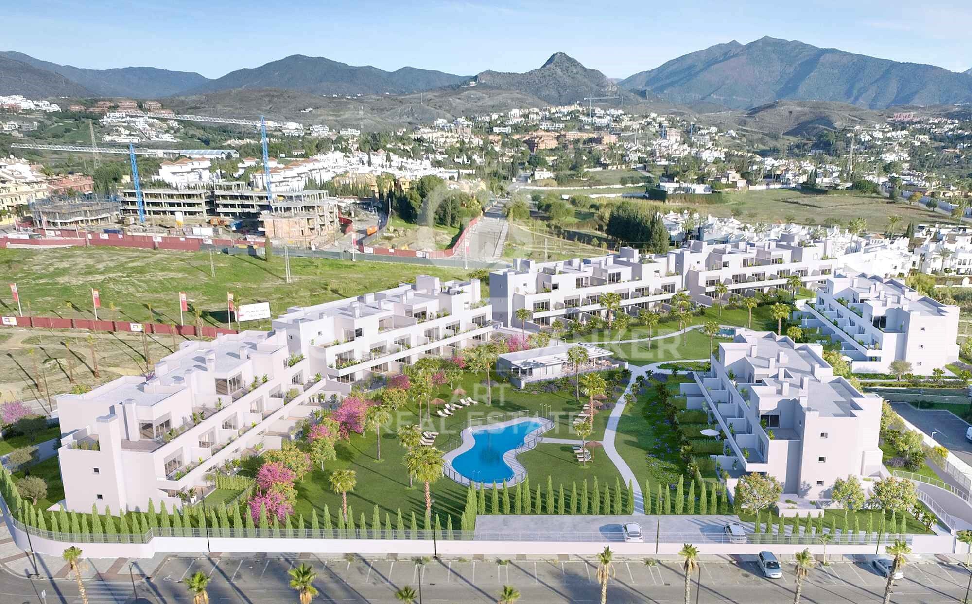 Apartamentos de diseño de obra nueva en Cancelada
