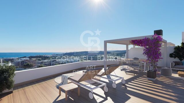 Apartamentos de lujo dentro de un complejo exclusivo en Estepona