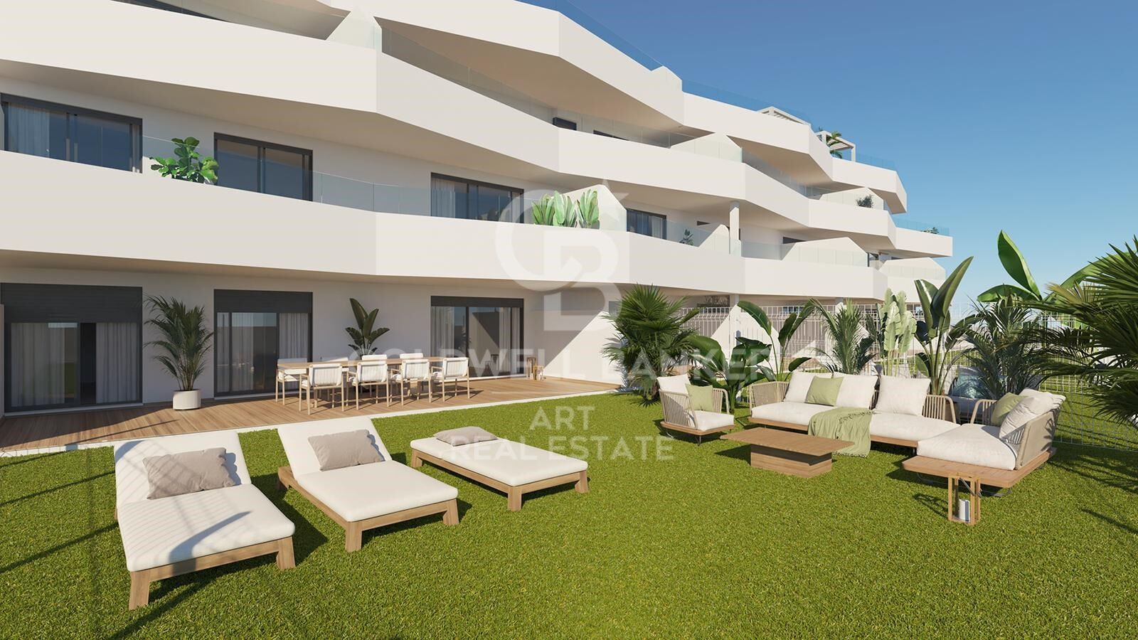 Apartamentos de lujo dentro de un complejo exclusivo en Estepona