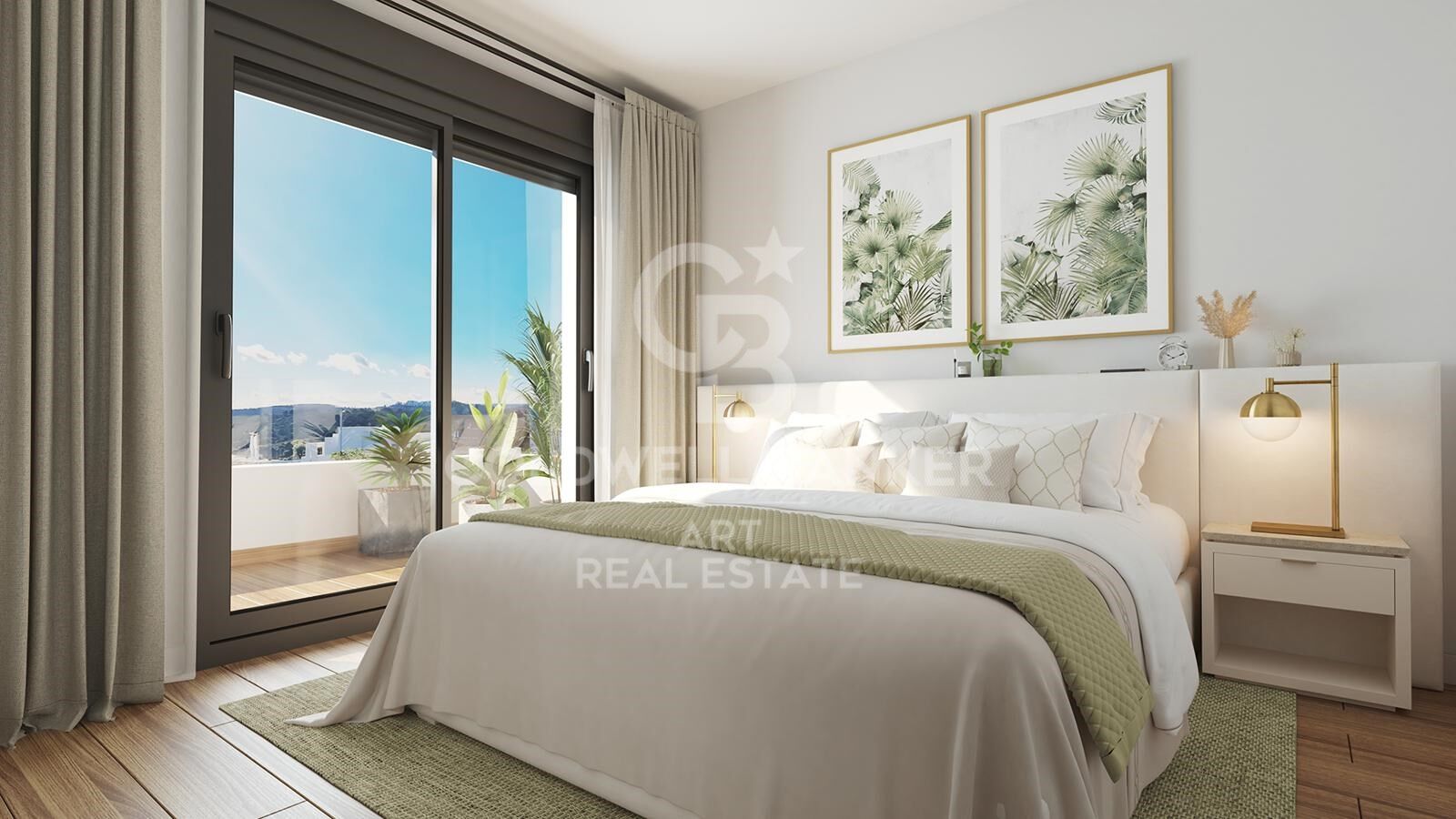 Apartamentos de lujo dentro de un complejo exclusivo en Estepona