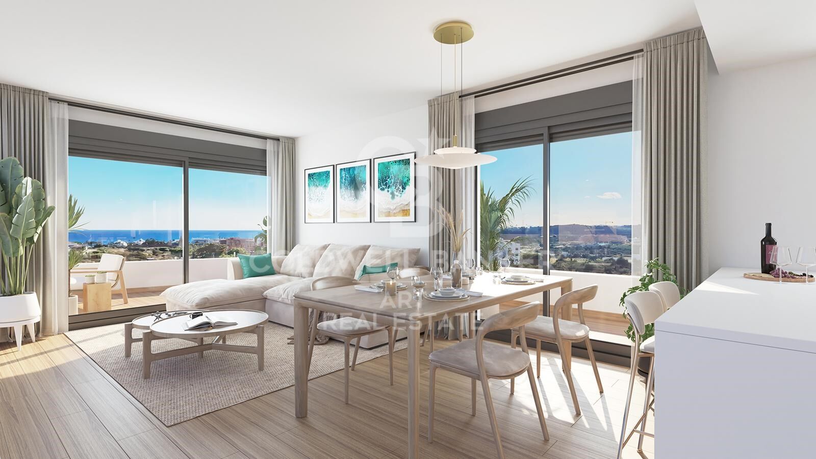 Luxury apartments within an exclusive complex in Estepona