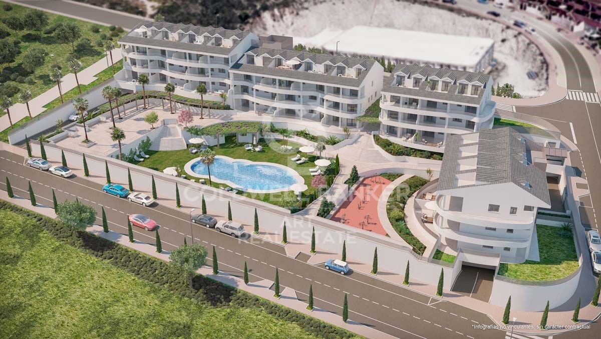 Exclusive residential complex with panoramic views in Benalmádena