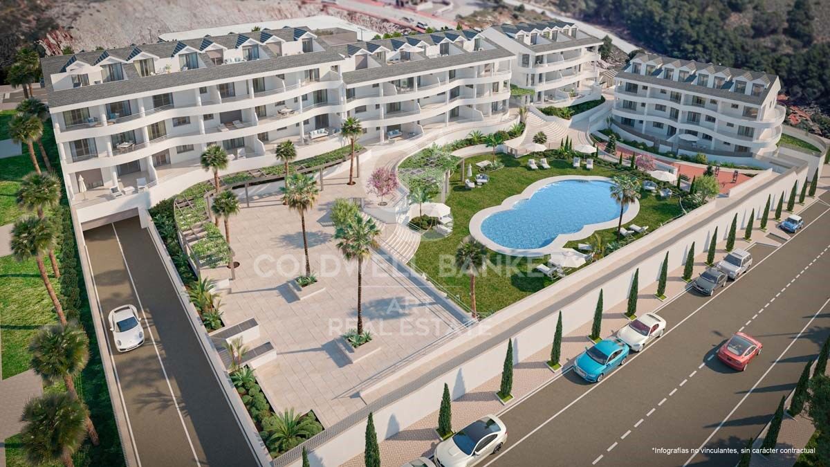 Complexe résidentiel exclusif avec vue panoramique à Benalmádena