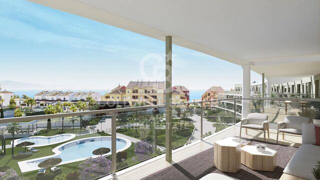 Spectacular new build apartments close to the sea in Manilva