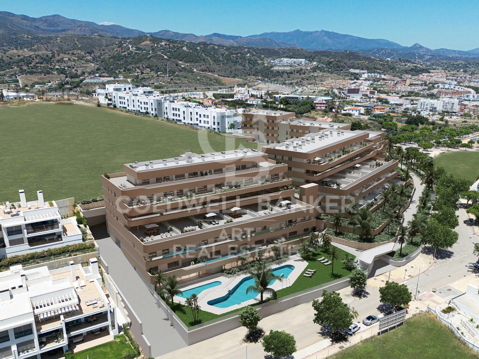 Développement exclusif d'appartements avec des terrasses spacieuses à Estepona