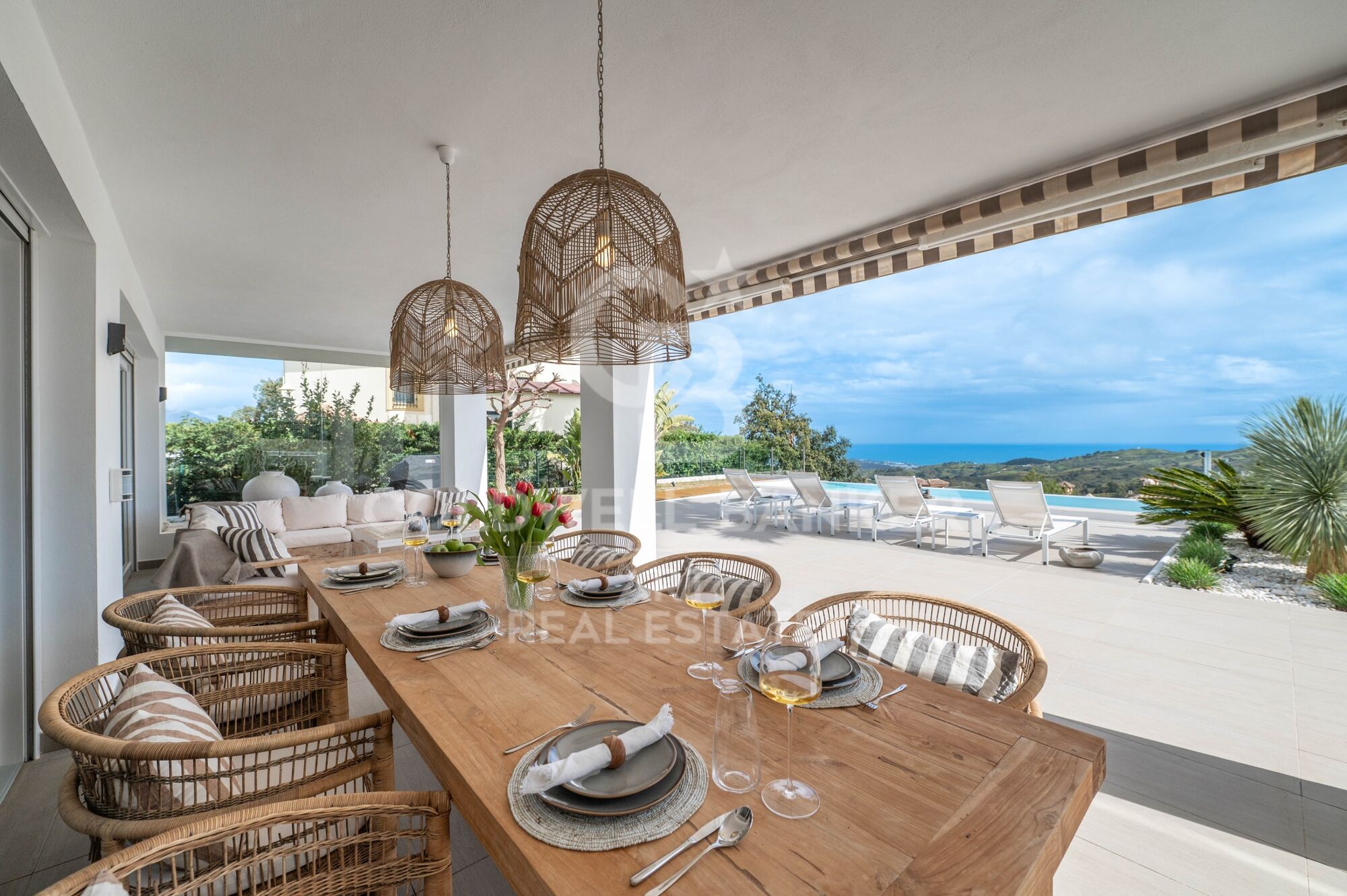 Villa moderne avec durabilité et vue panoramique sur la mer, Ojén, Marbella