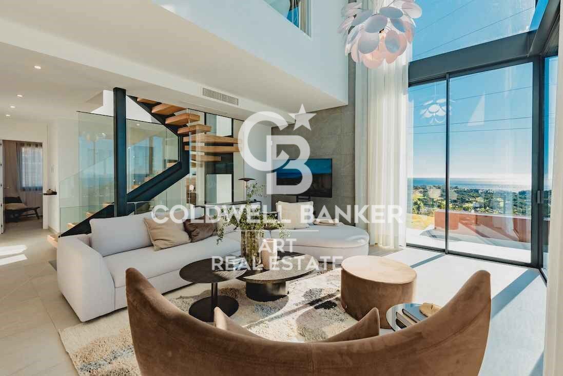 Magnificent new build townhouses with spectacular views in Marbella
