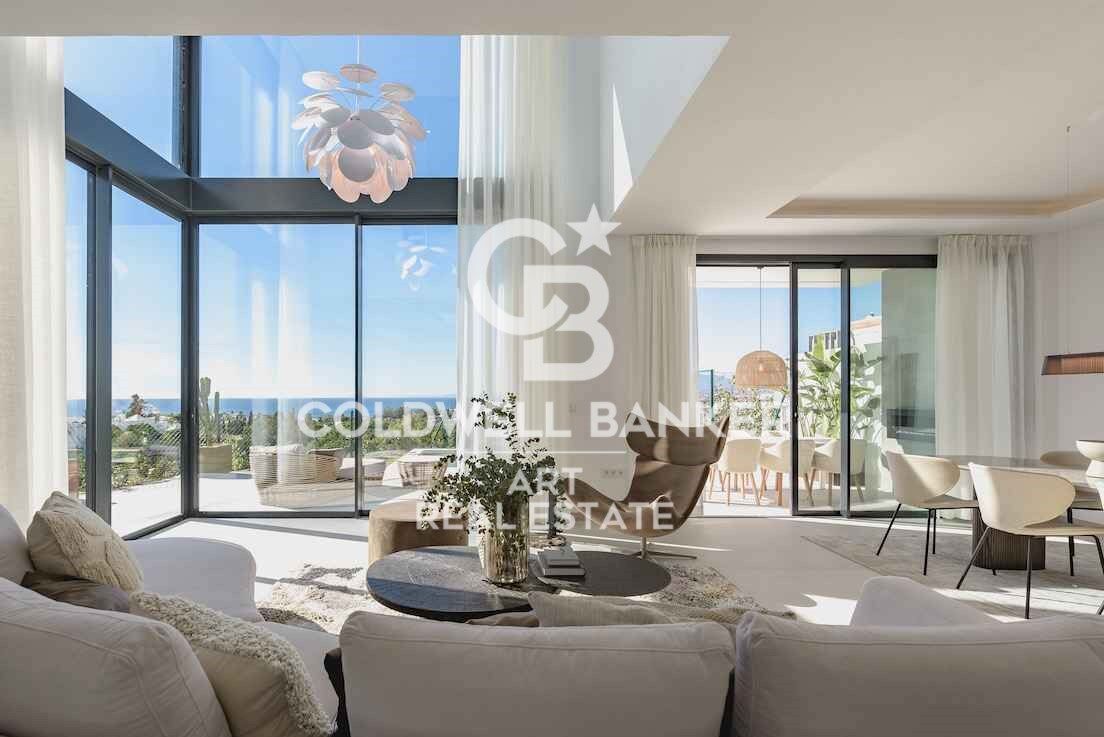 Magnificent new build townhouses with spectacular views in Marbella