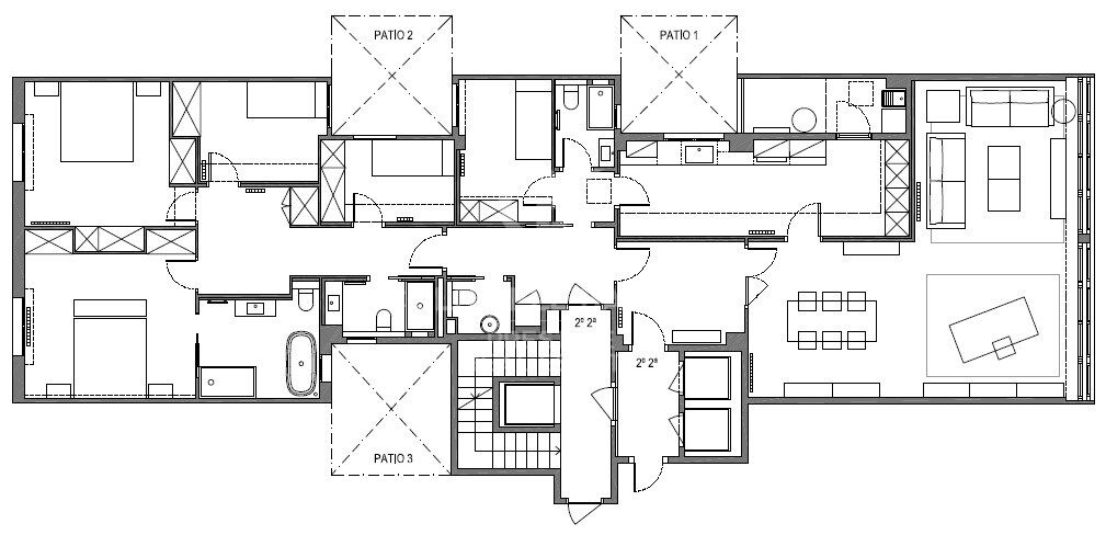 Spectacular brand new apartment with a swimming pool. Sarrià - Sant Gervasi, Barcelona