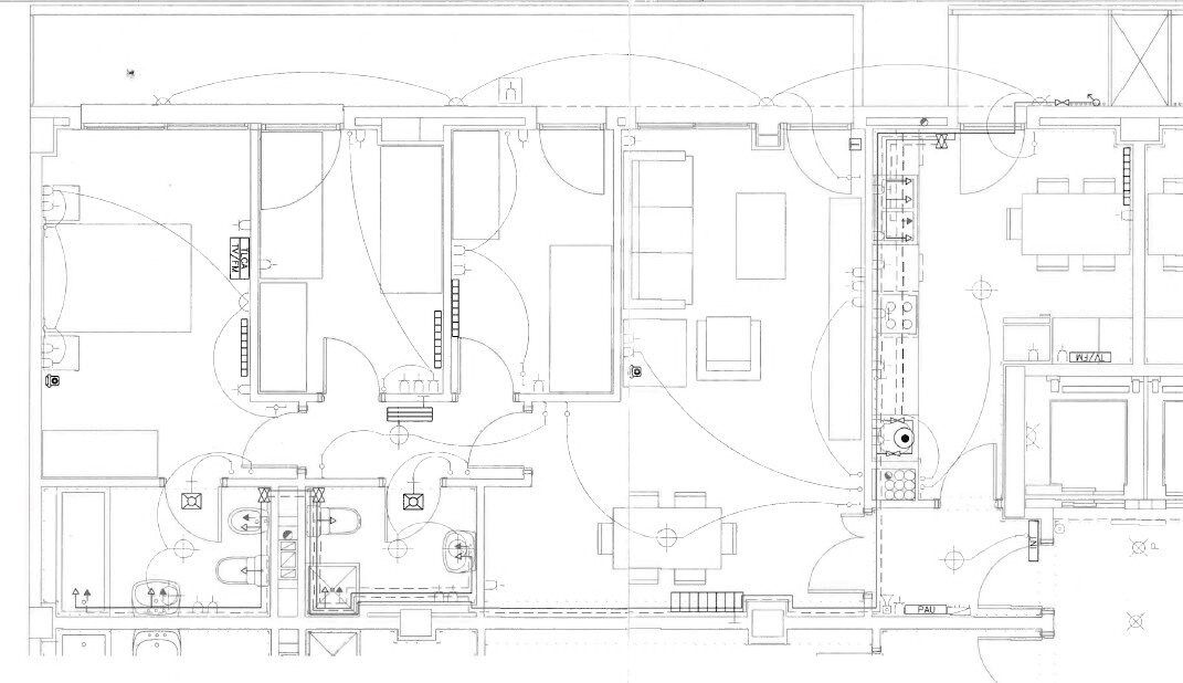 Exterior apartment with terrace near the sea