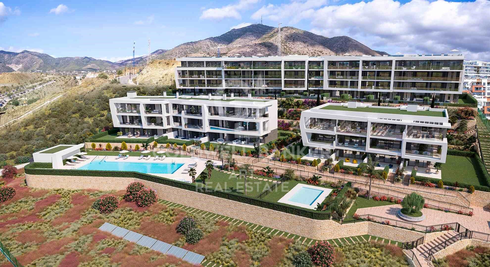 Residential new construction with sea views in El Higuerón