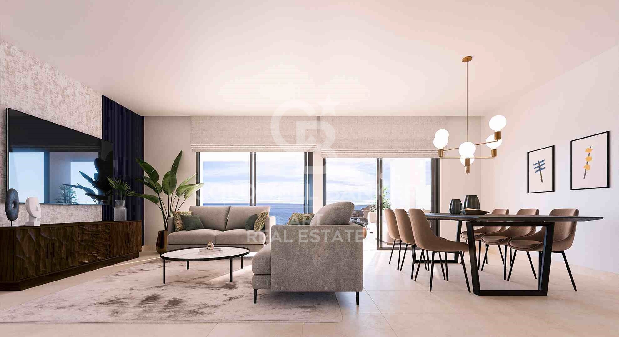 Residential new construction with sea views in El Higuerón