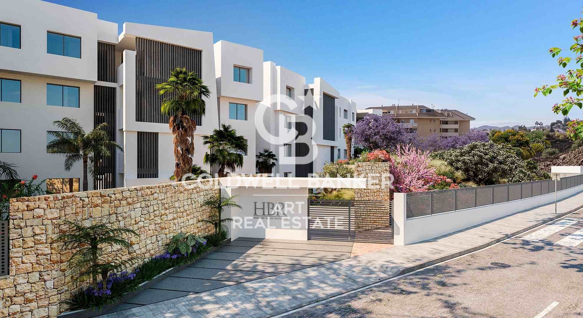 Complexe résidentiel récent avec vue sur la mer à El Higuerón