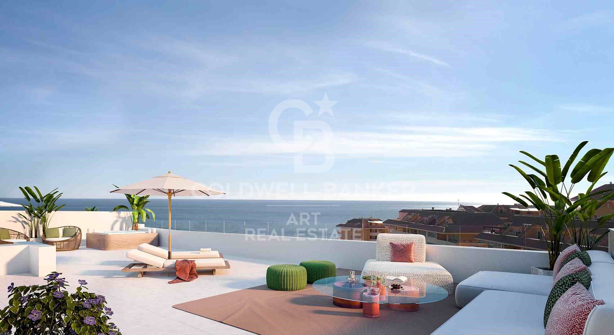Residencial de obra nueva con vistas al mar en El Higuerón