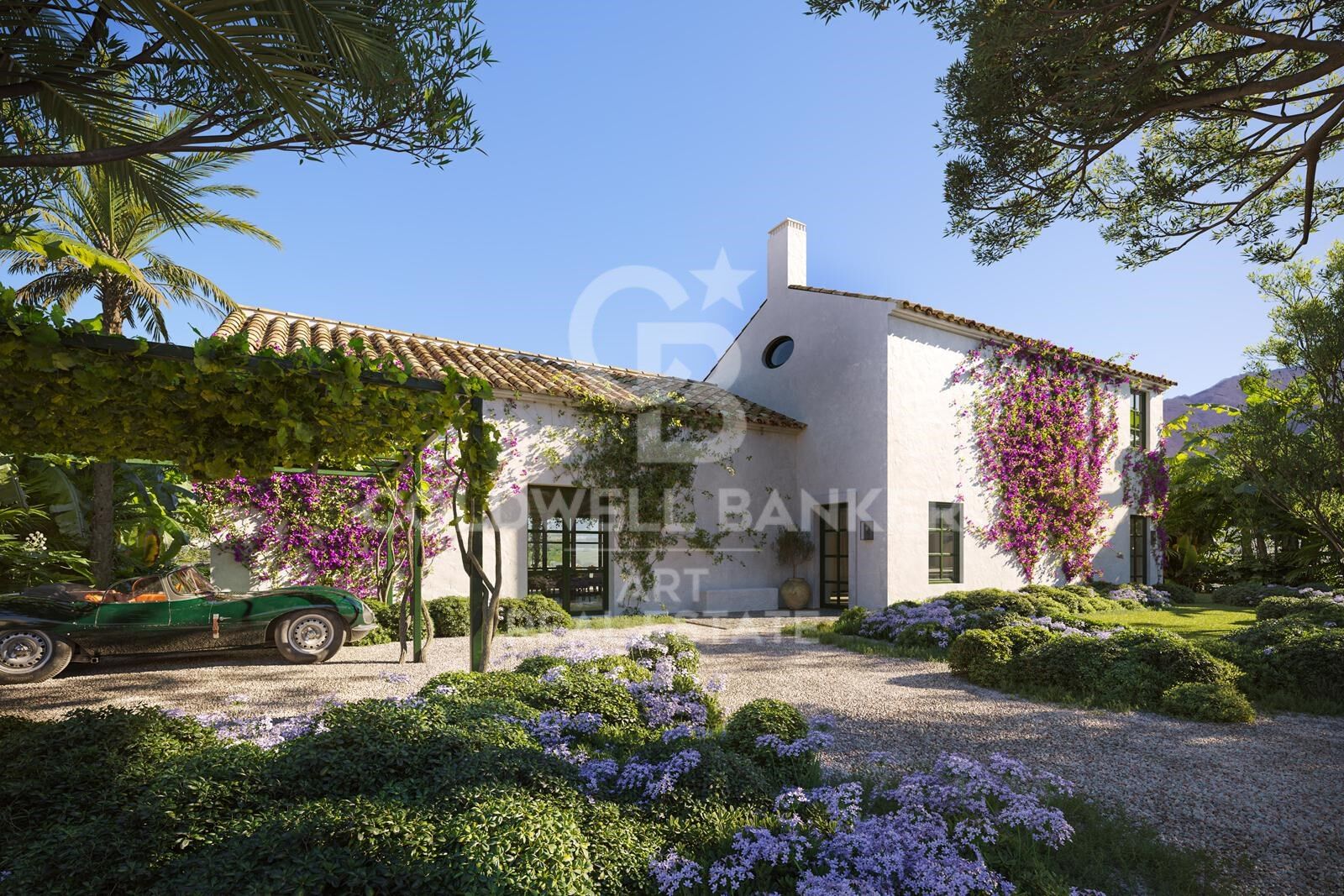 Retraite Méditerranéenne de Luxe avec vue panoramique à Finca Cortesín