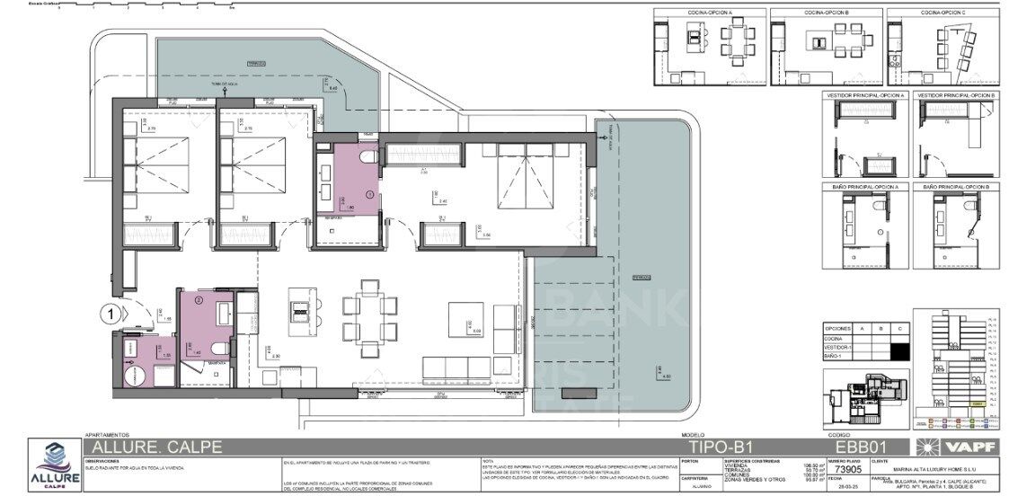 Apartamentos ALLURE en Calpe: Elegancia, Confort y Vistas al Mar, Torre B - Apartamento 1, Planta 1