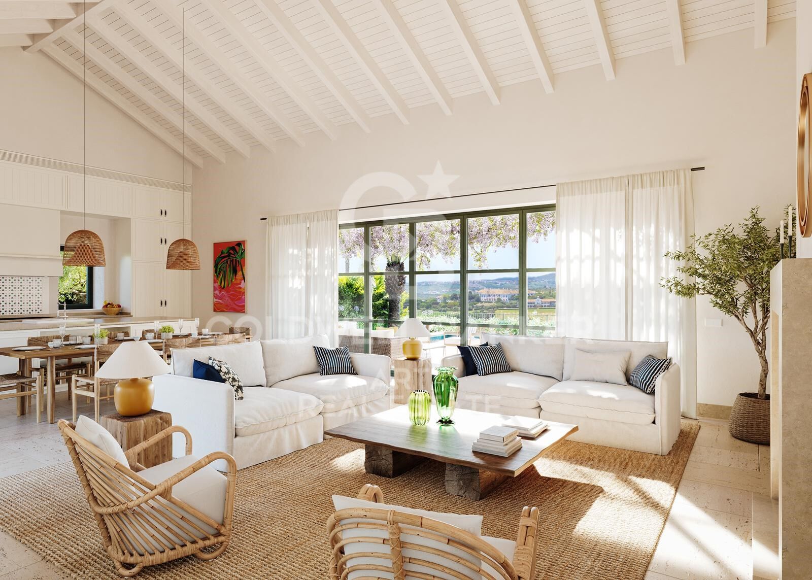 Domaine Méditerranéen avec Vue Panoramique Imprenable sur la Mer à Finca Cortesín