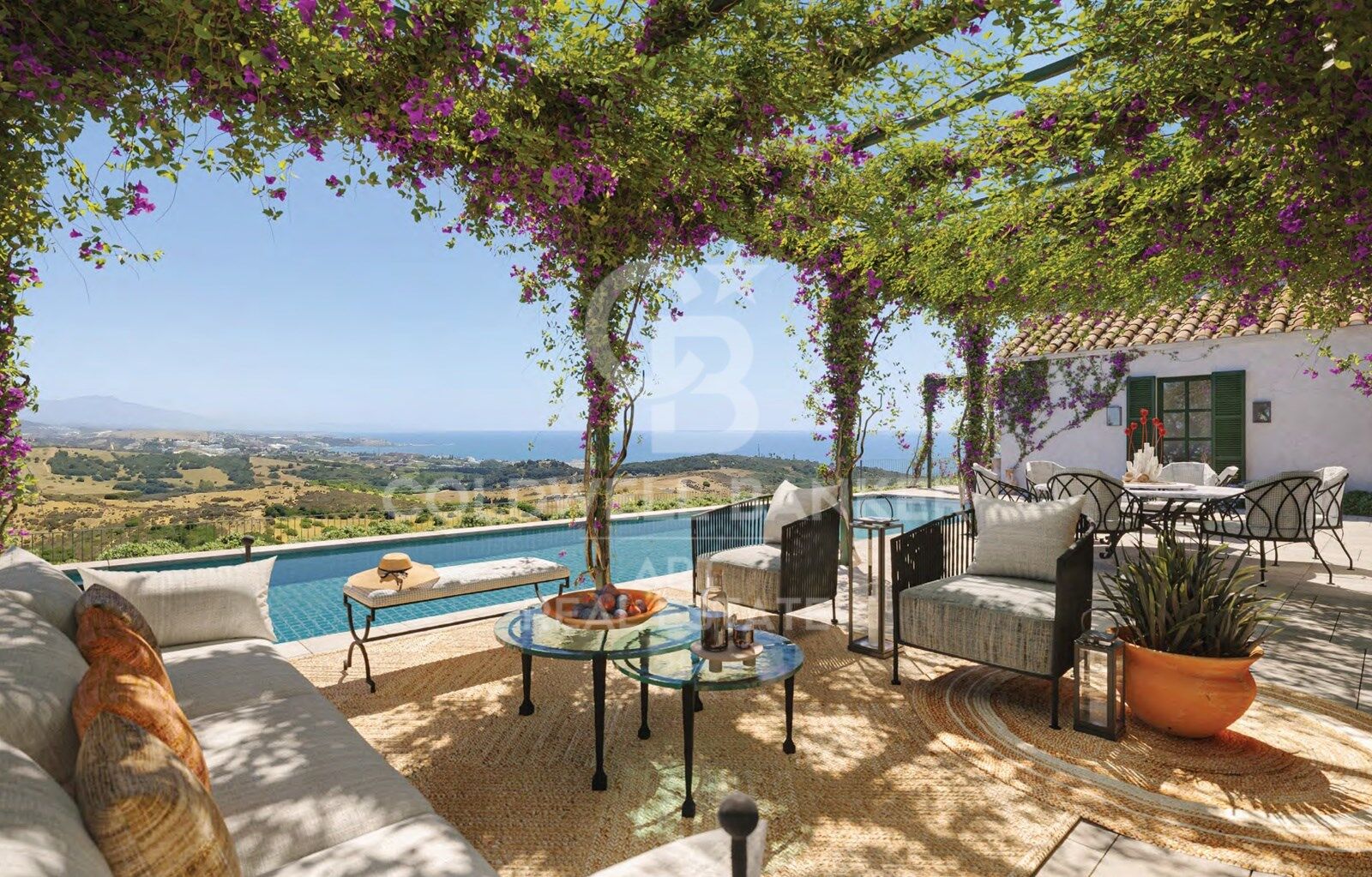 Mediterranean Estate with Breathtaking Panoramic Sea Views in Finca Cortesín