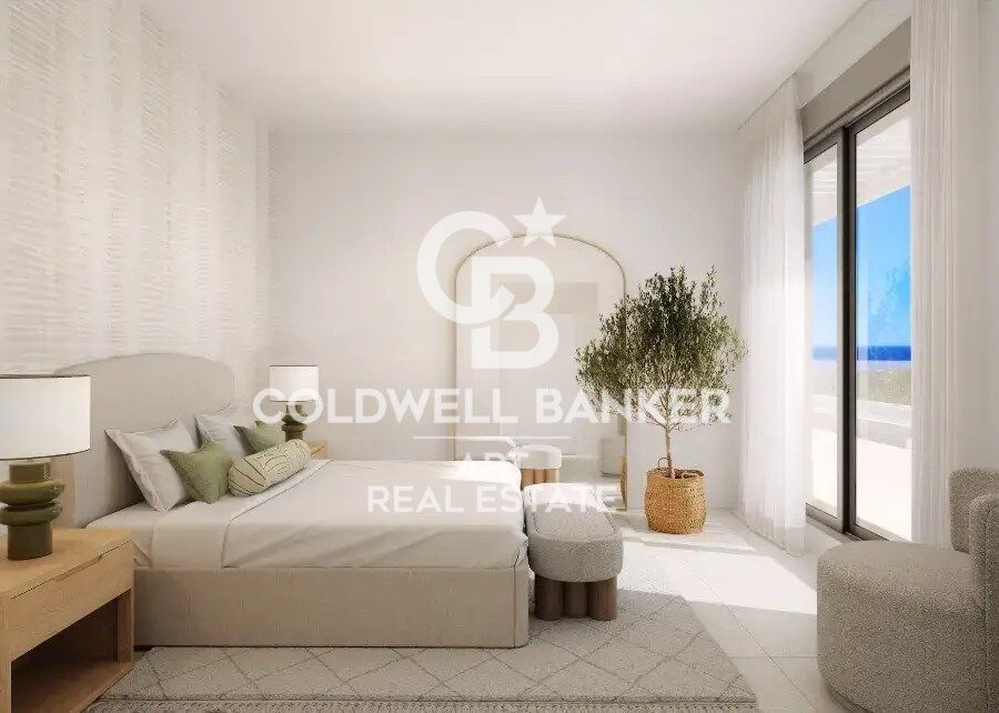 Newly built homes in a natural environment with magnificent sea views in Estepona