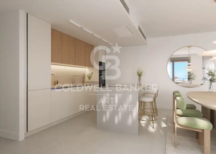 Newly built homes in a natural environment with magnificent sea views in Estepona