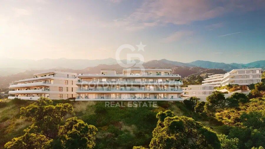 Newly built homes in a natural environment with magnificent sea views in Estepona