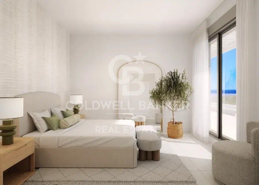 Maisons neuves dans un cadre naturel avec une vue magnifique sur la mer à Estepona