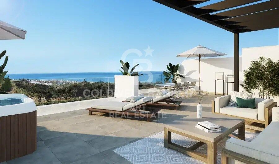 New homes in natural surroundings with sea views in Rincón de la Victoria