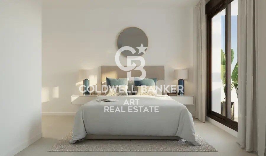 New homes in natural surroundings with sea views in Rincón de la Victoria