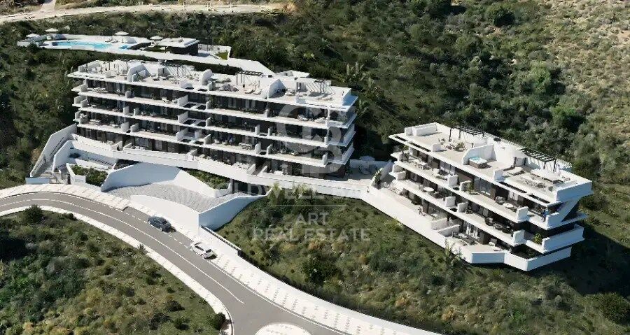 Nuevas viviendas en entorno natural con vistas al mar en Rincón de la Victoria