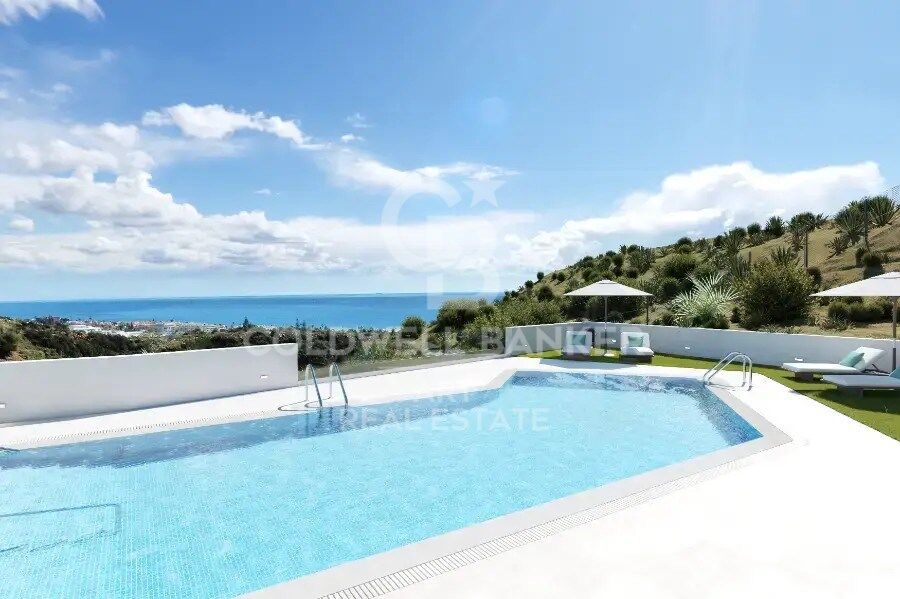 New homes in natural surroundings with sea views in Rincón de la Victoria