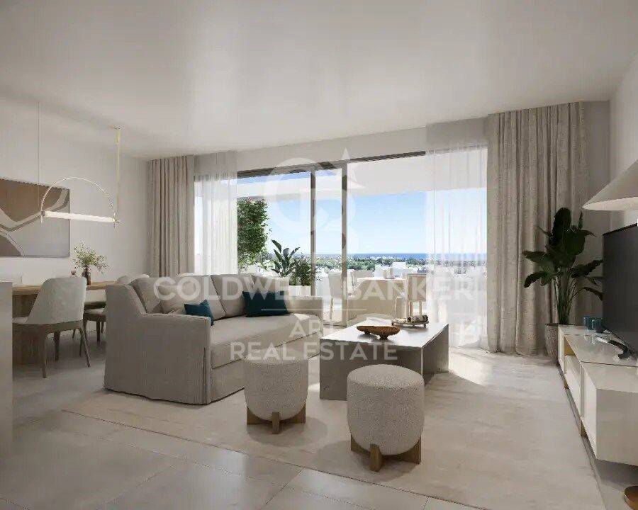 New residential complex in Selwo, Estepona, with large terraces and spectacular views