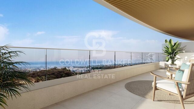 Einzigartige Wohnanlage mit Meerblick in Selwo, Estepona