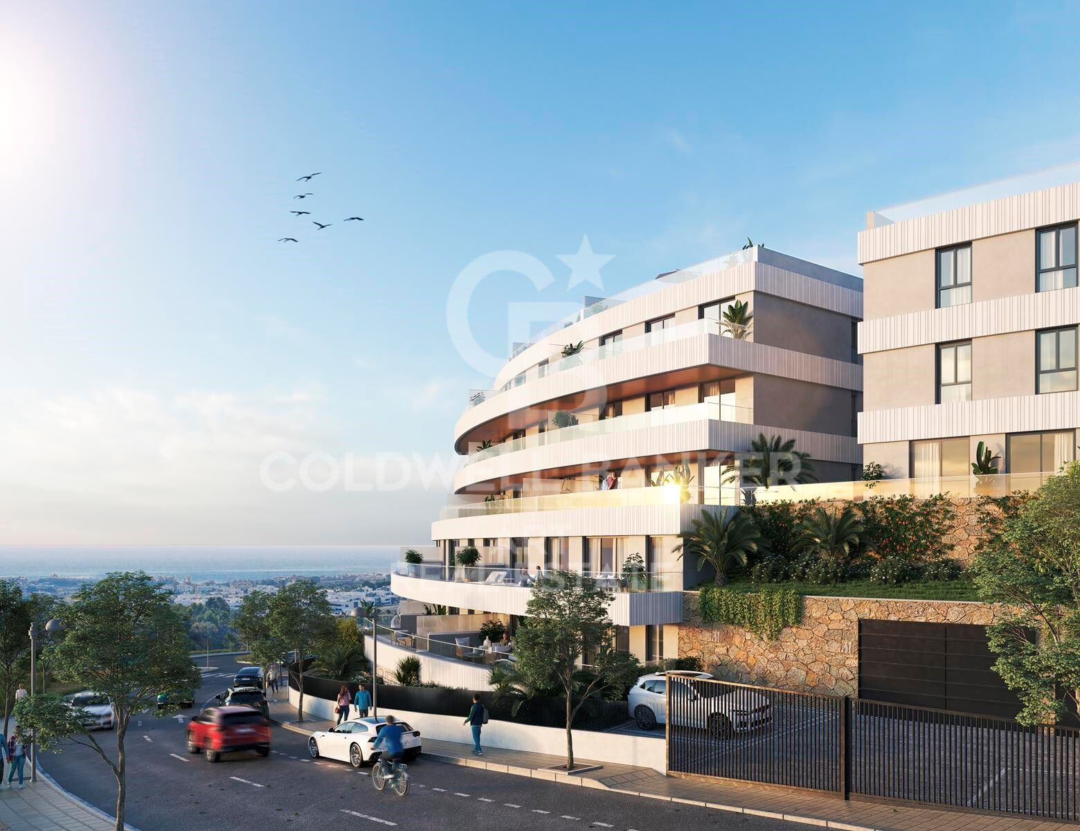 Einzigartige Wohnanlage mit Meerblick in Selwo, Estepona