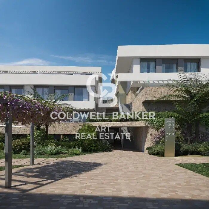 Complexe résidentiel de luxe avec grandes terrasses et vue sur la mer à Estepona