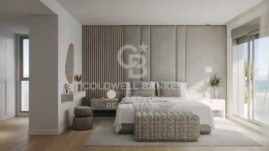 Residencial de lujo con amplias terrazas y vistas al mar en Estepona