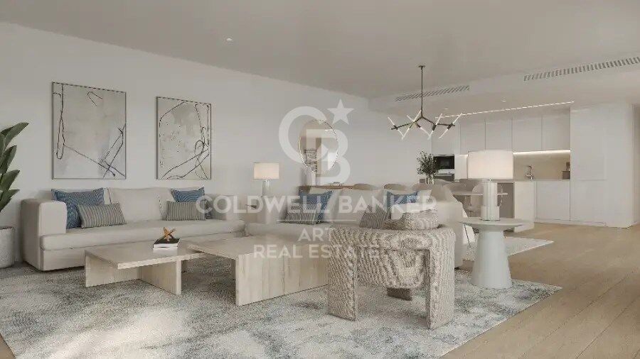 Luxury residential with large terraces and sea views in Estepona